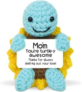 Qtr1116pmn Oassie Gifts For Mom From Daughter Son - Pale Blue Mini Turtle