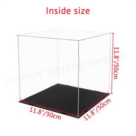 Odoria 722998859445 Large Acrylic Display Case Box Diecast Collectibles Basketball Figure Dustproof