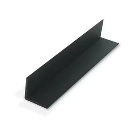 Outwater 313035947999 1-1/4 Inch D X W 48 L Black Styrene Plastic 90 Even Leg Angle Mo