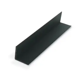 Outwater 313035947999 1-1/4 Inch D X W 48 L Black Styrene Plastic 90 Even Leg Angle Mo