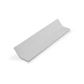 Outwater 313087236232 1 Inch D X W 48 L White Styrene Plastic 135 Even Leg Angle Moulding