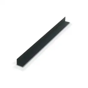 Outwater 313109924987 1/2 Inch D X W 48 L Black Styrene Plastic 90 Even Leg Angle Mouldi