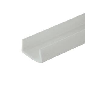 Outwater 341-wh-72-18 U-channel Moulding 3/8 Inch Dx3/4 Wx72 L Styrene Plastic In White 18-pack