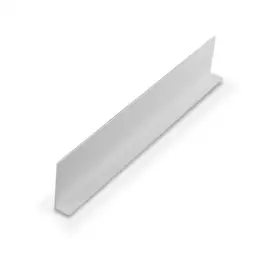 Outwater 705353244438 3/8 Inch D X 1-1/4 W 48 L White Styrene Plastic 90 Uneven Leg Angle Mo