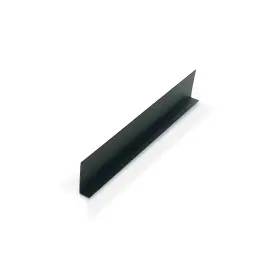 Outwater 705354019745 3/8 Inch D X 1-1/4 W 48 L Black Styrene Plastic 90 Uneven Leg Angle Mo