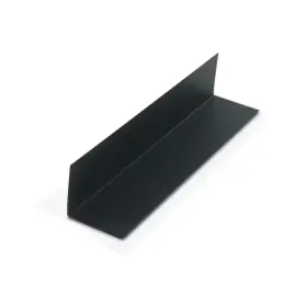 Outwater 726084735088 1-1/2 Inch D X W 48 L Black Styrene Plastic 90 Even Leg Angle Mo