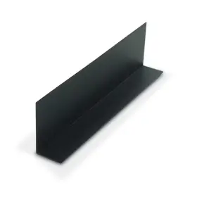 Outwater 726084754614 1 Inch D X 2 W 36 L Black Styrene Plastic 90 Uneven Leg Angle Moulding