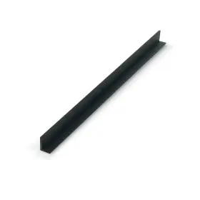 Outwater 744110956580 5/16 Inch D X 7/16 W 36 L Black Styrene Plastic 90 Uneven Leg Angle Mo