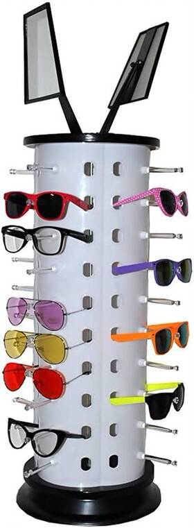 Owl B01n7i9qni Display 40 Pcs For Sunglasses Eyewear Glasses Rack Holder Stand With