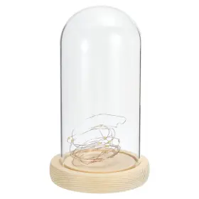 Pta231024tt000958 Patikil 7.1 Inch X3.5 Clear Cloche Glass Dome Bell Jar Display Case Tablet