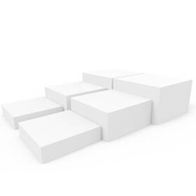 Pecmuikee Pcm-wbf-06 Buffet Risers Display Stand 6pcs Acrylic Cube Nesting Food Table Shelf
