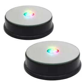 Phosok 768484836996 Led Black Display Base- Crystal Glass Art Statue Merchandise Stand- M