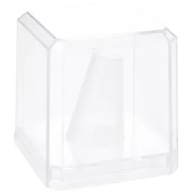 020c-uv Pioneer Plastics Clear Acrylic Ring Finger Display Case With Ba