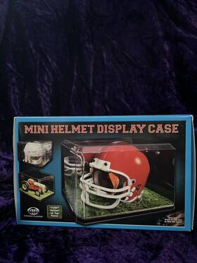 Pioneer Plastics 865c Clear Plastic Mini Helmet Display Cases 8 Inch X 6 5