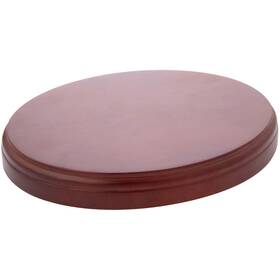 Plymor 783751036916 Fruitwood Oval Wood Base 6.625 Inch X 5.5 0.75 Display Area 6.125 5