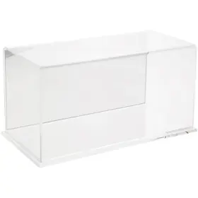 Plymor 783751042962 Clear Acrylic Display Case With Base Mirror Back 12 Inch X 6