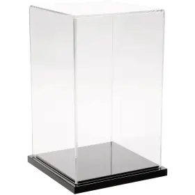 Plymor 783751043044 Clear Acrylic Display Case With Black Base 5 Inch X 8