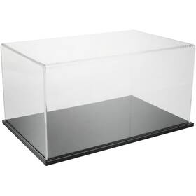 Plymor 783751091984 Clear Acrylic Display Case With Black Base 16 Inch X 10 8