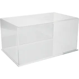 Plymor 783751092011 Clear Acrylic Display Case With Base Mirror Back 16 Inch X 10 8