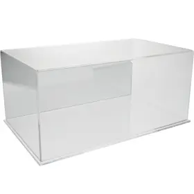 Plymor 783751092059 Clear Acrylic Display Case With Base Mirror Back 20 Inch X 12 9