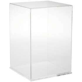 Plymor 840003107210 Clear Acrylic Display Case With Base 10 Inch W X D 15 H