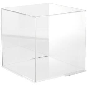 Plymor 840003107319 Acrylic Display Case With Clear Base Mirror Back 12 Inch X