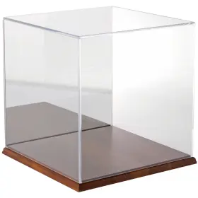 Plymor 840003107326 Clear Acrylic Case With Hardwood Base Mirror Back 12 Inch X