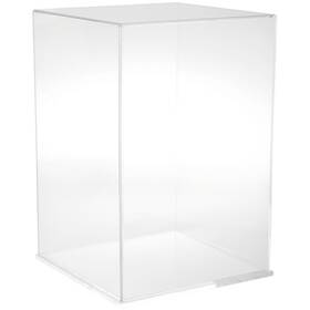 Plymor 840003107357 Clear Acrylic Display Case With Base 12 Inch W X D 18 H