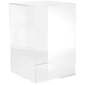 Plymor 840003107371 Clear Acrylic Case With Base Mirror Back 12 Inch W X D 18 H
