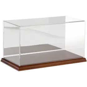 Plymor 840003107401 Clear Acrylic Case With Hardwood Base Mirror Back 12 Inch W X 6 D H