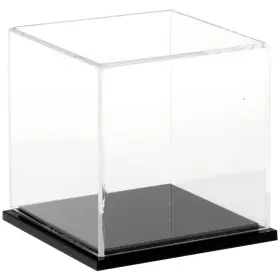 Plymor 840003107586 Clear Acrylic Display Case With Black Base 4 Inch X