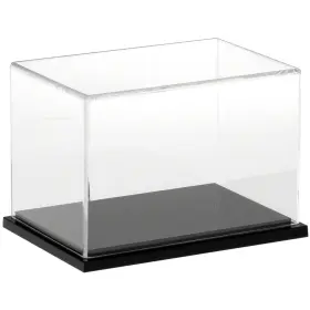 Plymor 840003107708 Clear Acrylic Display Case With Black Base 6 Inch X 4
