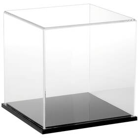 Plymor 840003108002 Clear Acrylic Display Case With Black Base 8 Inch X