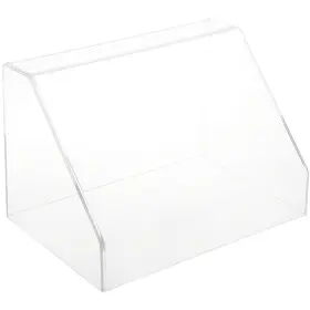 Plymor 840003109283 Clear Acrylic Slanted Front Display Case With No Base 12 Inch W X 8 D H