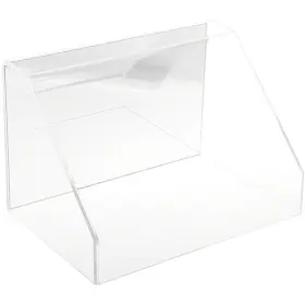 Plymor 840003109290 Clear Acrylic Slanted Front Case With No Base Mirrored 12 Inch W X 8 D H