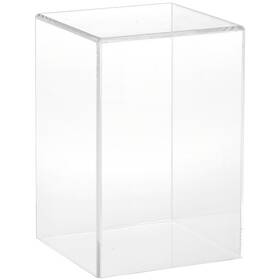 Plymor 840003110616 Clear Acrylic Display Case With No Base 4 Inch W X D 6 H
