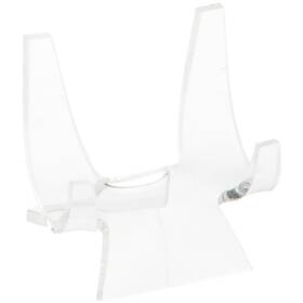 Plymor Ad0115 Clear Acrylic Double-scoop Display Easel 2.375 Inch H X 2.25 W 2.125 D