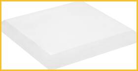 Plymor Ad0542f Frosted Acrylic Square Beveled Display Base 5 Inch W X D 0.75 H