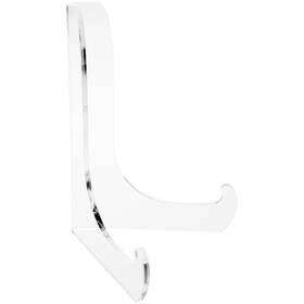 Plymor Ad1306-2 Clear Acrylic 60-degree Angle Easel With Shallow Support Ledges 7.5 Inch