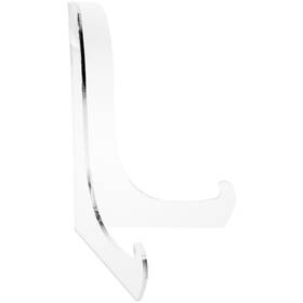 Plymor Ad1307-6 Clear Acrylic 60-degree Angle Easel With Shallow Support Ledges 9 Inch H