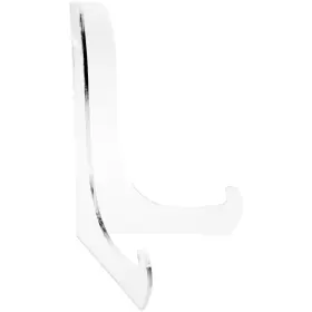 Ad1307-6 Plymor Clear Acrylic 60-degree Angle Easel With Shallow Support Ledges 9 Inch H