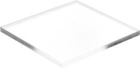 Plymor Ad2124-2 Clear Acrylic Square Polished Edge Display 4 Inch X 0.25