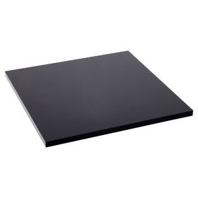 Plymor Ad2126b-24 Black Acrylic Square Polished Edge Base 5 Inch W X D 0.25 H 2 Pack 4