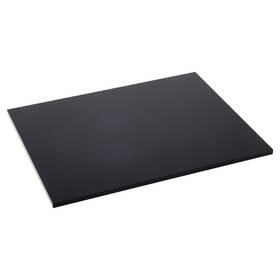 Plymor Ad2128b-24 Black Acrylic Rectangular Polished Edge Base 8 Inch W X 6 D 0.25 H 2 Pack 4