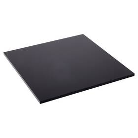 Plymor Ad2129b-24 Black Acrylic Square Polished Edge Base 7 Inch W X D 0.25 H 2 Pack 4