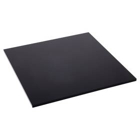 Plymor Ad2130b-12 Black Acrylic Square Polished Edge Base 8 Inch W X D 0.25 H 12 Pack
