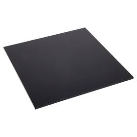 Plymor Ad2131b-12 Black Acrylic Square Polished Edge Base 9 Inch W X D 0.25 H 12 Pack