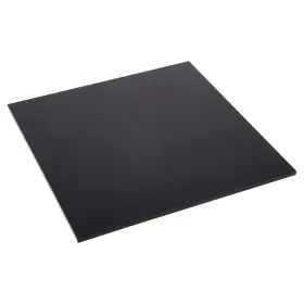 Ad2131b-12 Plymor Black Acrylic Square Polished Edge Base 9 Inch W X D 0.25 H 12 Pack