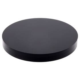 Plymor Ad2190b-24 Black Acrylic Round Standard-edge Base 3 Inch W X D 0.375 H 2 Pack 4