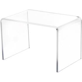 Plymor Ad2255 Clear Acrylic Rectangular Display Riser 3 Inch H X 4.5 W D 1/8 Th
